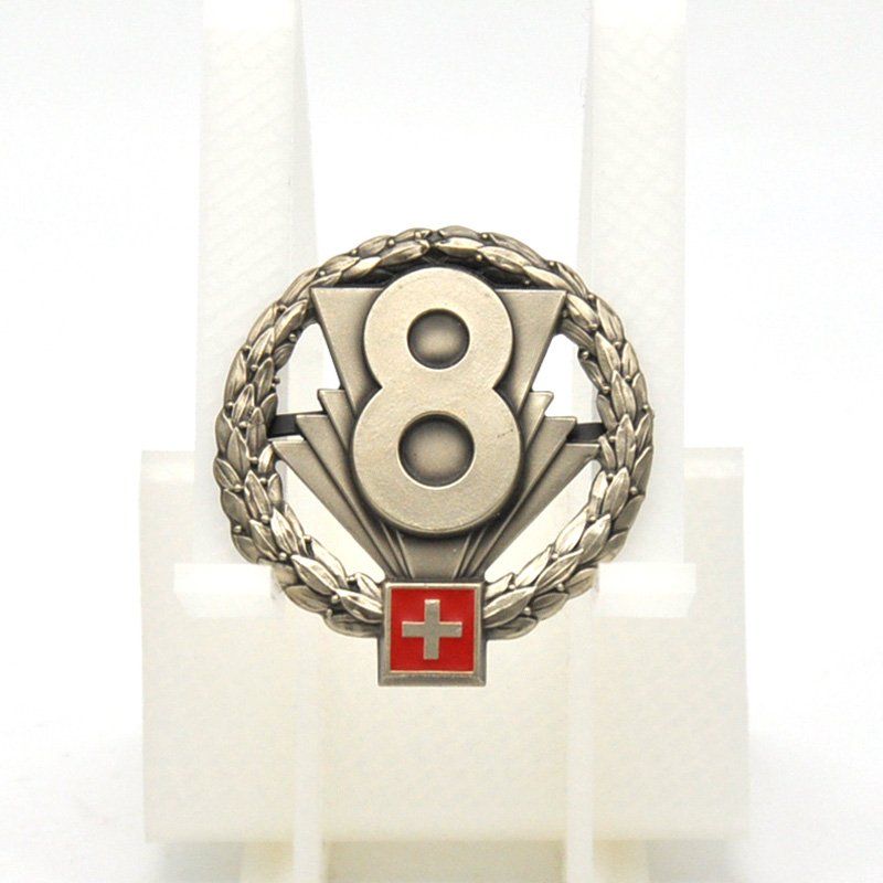Schweizer Armee Placchette & Badge: Beretemblem Felddivision 8 – Usato da Uerkheim venduto da fabulafero