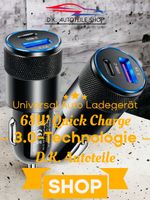 Auto Ladegerät 68W Universal Quick Charge 3.0 schwarz silber