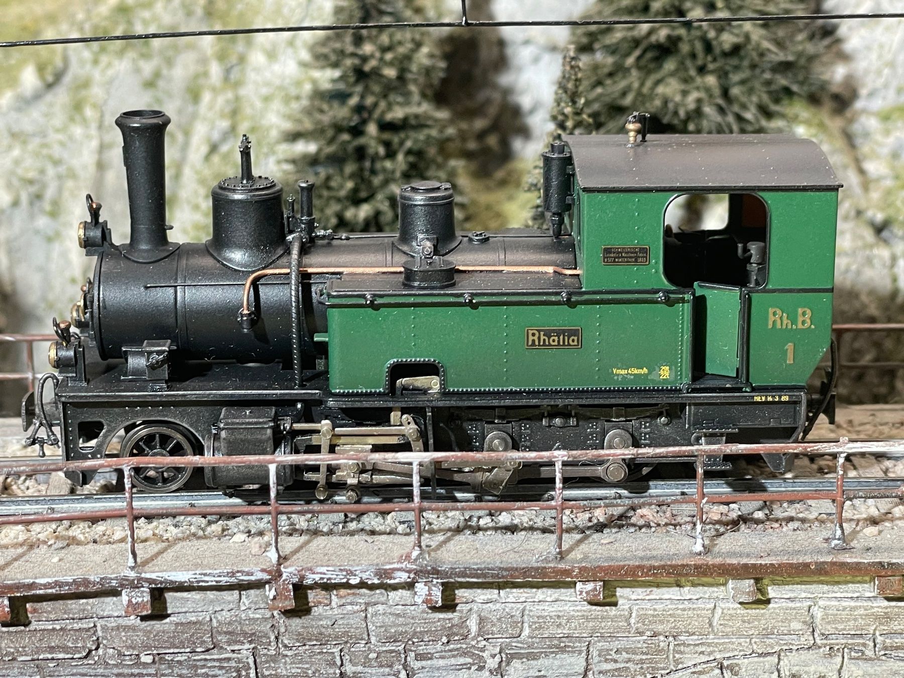 Ferro-suisse Modellini di ferrovie: Ferro Suisse, Rhätia 1, HOm – Nuovo (secondo la descrizione) da Krummenau venduto da ferrotech 9