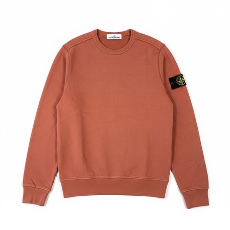 Sweat Stone Island Crewneck Sienne / Brique - Taille S #1