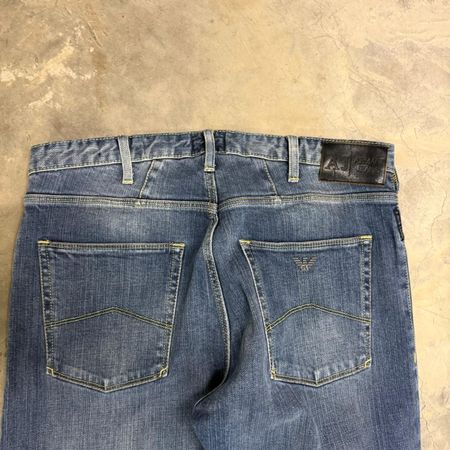 Armani Jeans Men's Navy and Blue Jeans