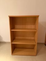 Büroschrank / Aktenschrank mit Regal – Buche – 125 × 80 × 43
