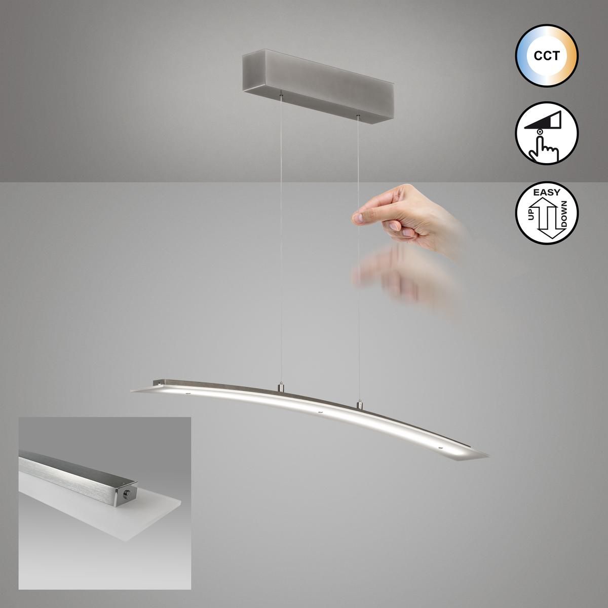 Lampadari & plafoniere: LED Pendelleuchte, Dimmer, 90 cm x 9 cm – Nuovo (secondo la descrizione) da Kreuzlingen venduto da Smart-Light