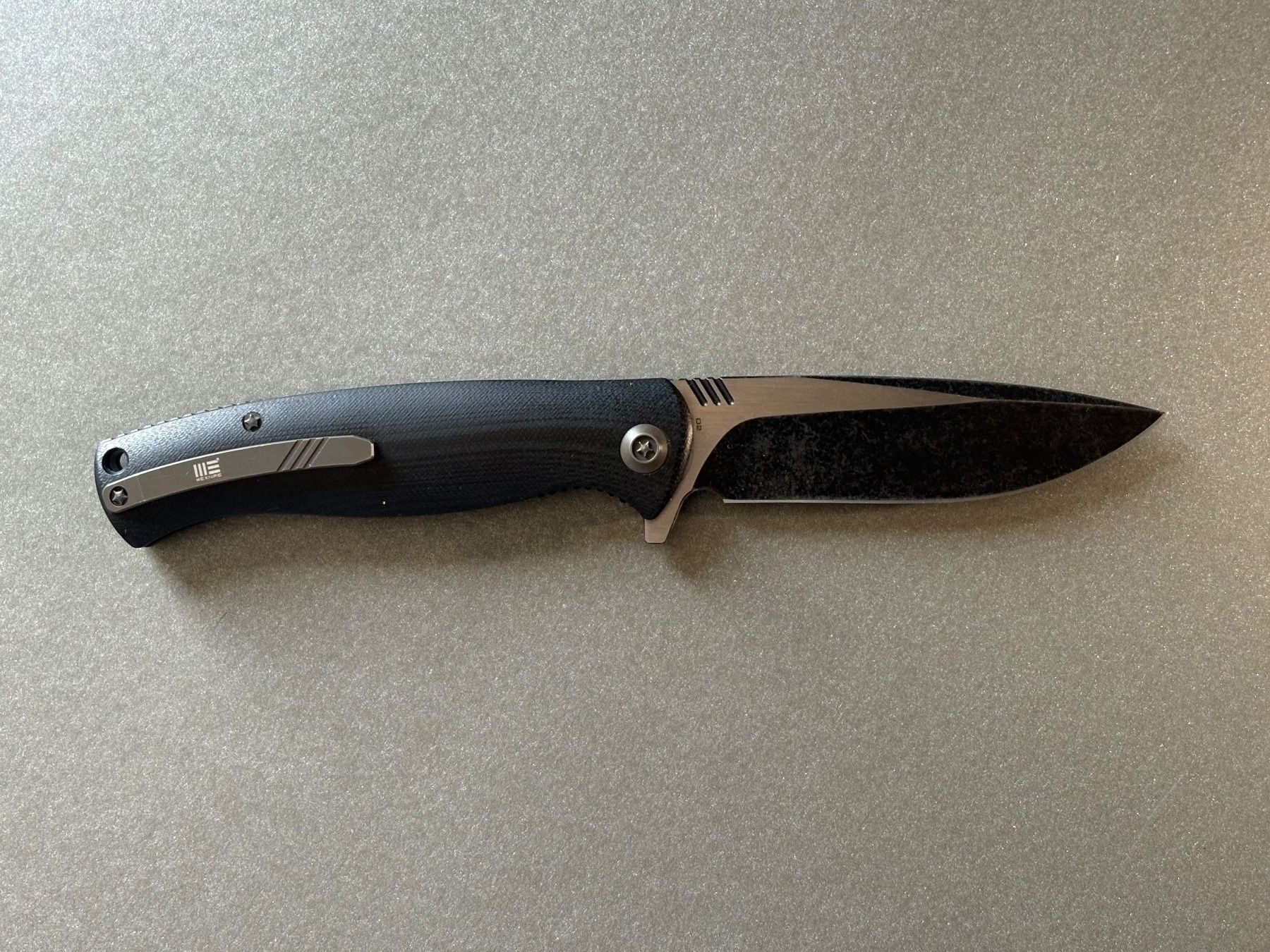Coltelli tascabile: WE Knife 703F - D2 / G10 - Black Stonewash – Usato da Männedorf venduto da Rarin67 2