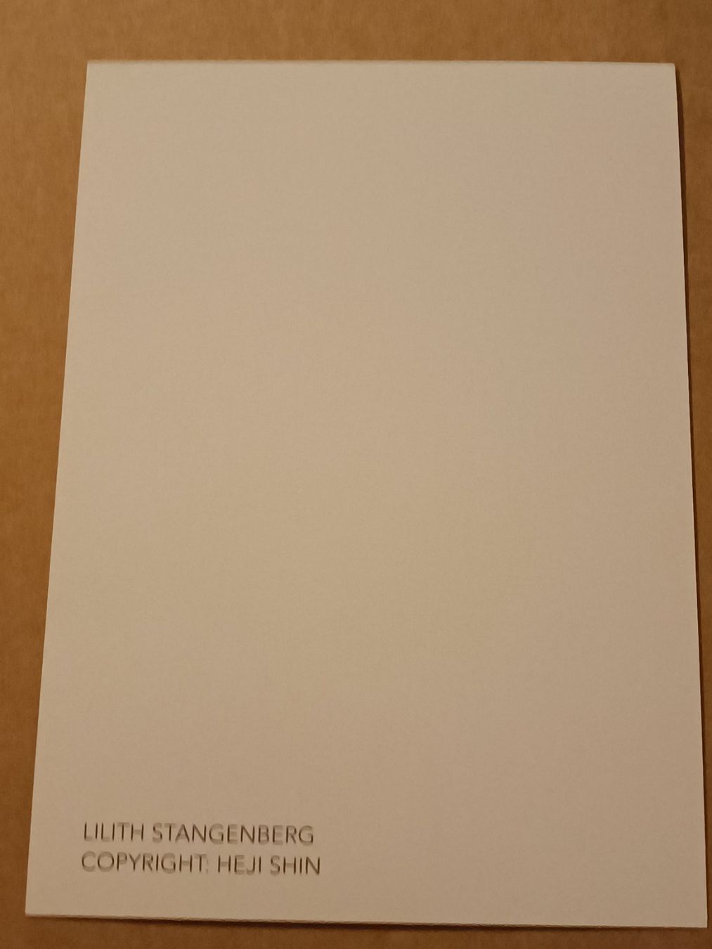 Autografi: Lilith Stangenberg - handsignierte Autogrammkarte – Usato da Menziken venduto da Artographs 1