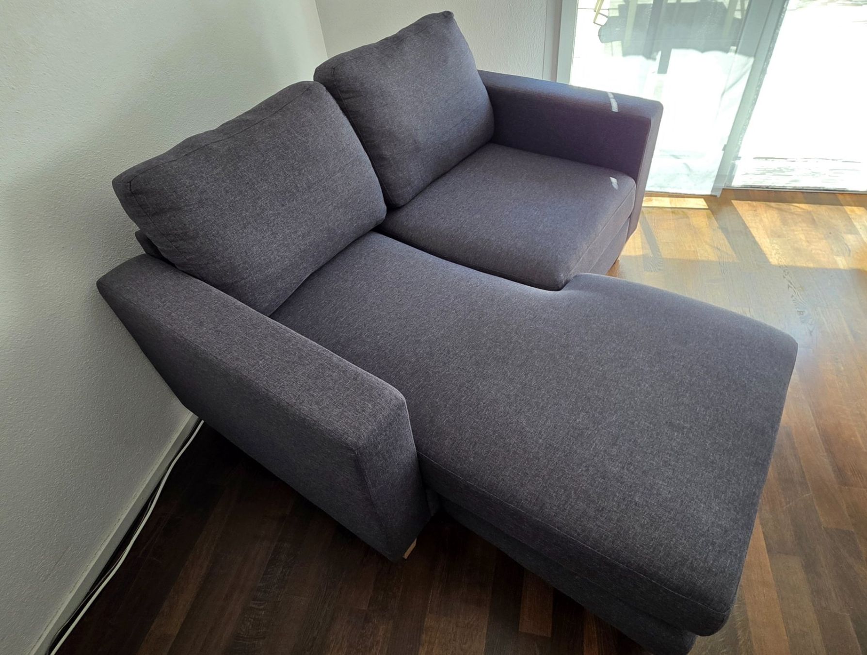Gonser Divani: Ecksofa NOLAN dunkelgrau Stoff guter Zustand – Usato da Hildisrieden venduto da d.grueter 1