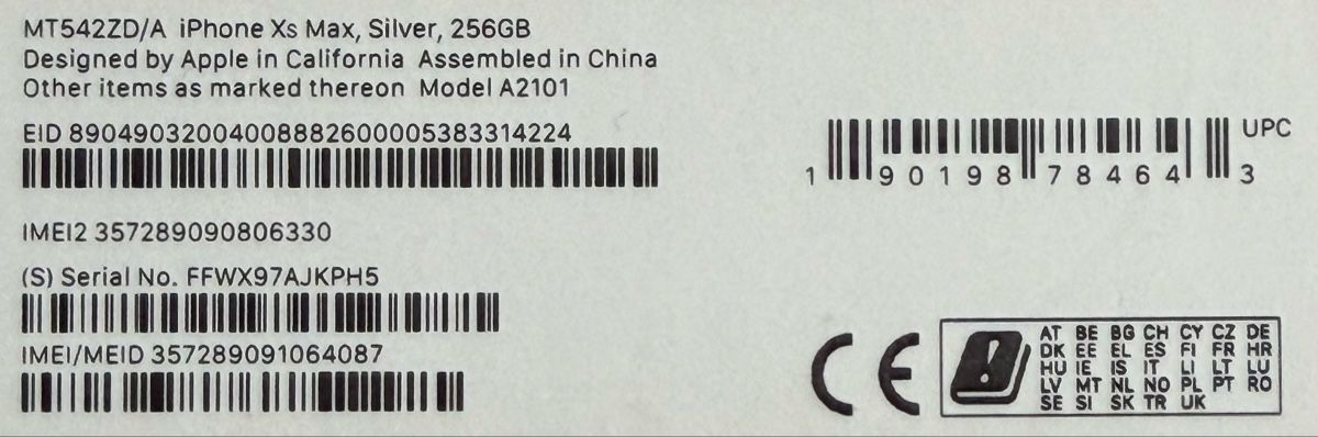 Apple Telefoni cellulari / Smartphones: iPhone Xs Max Silver 256 GB – Usato da Düdingen venduto da 2633350 1