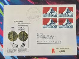 CL28 Enveloppe + Timbre Suisse 1966