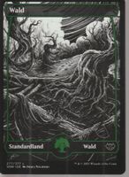 TCG Magic The Gathering MTG De VOW 277 BASIC LAND Wald
