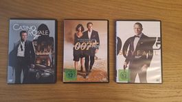 3x James Bond DVDs (Daniel Craig)