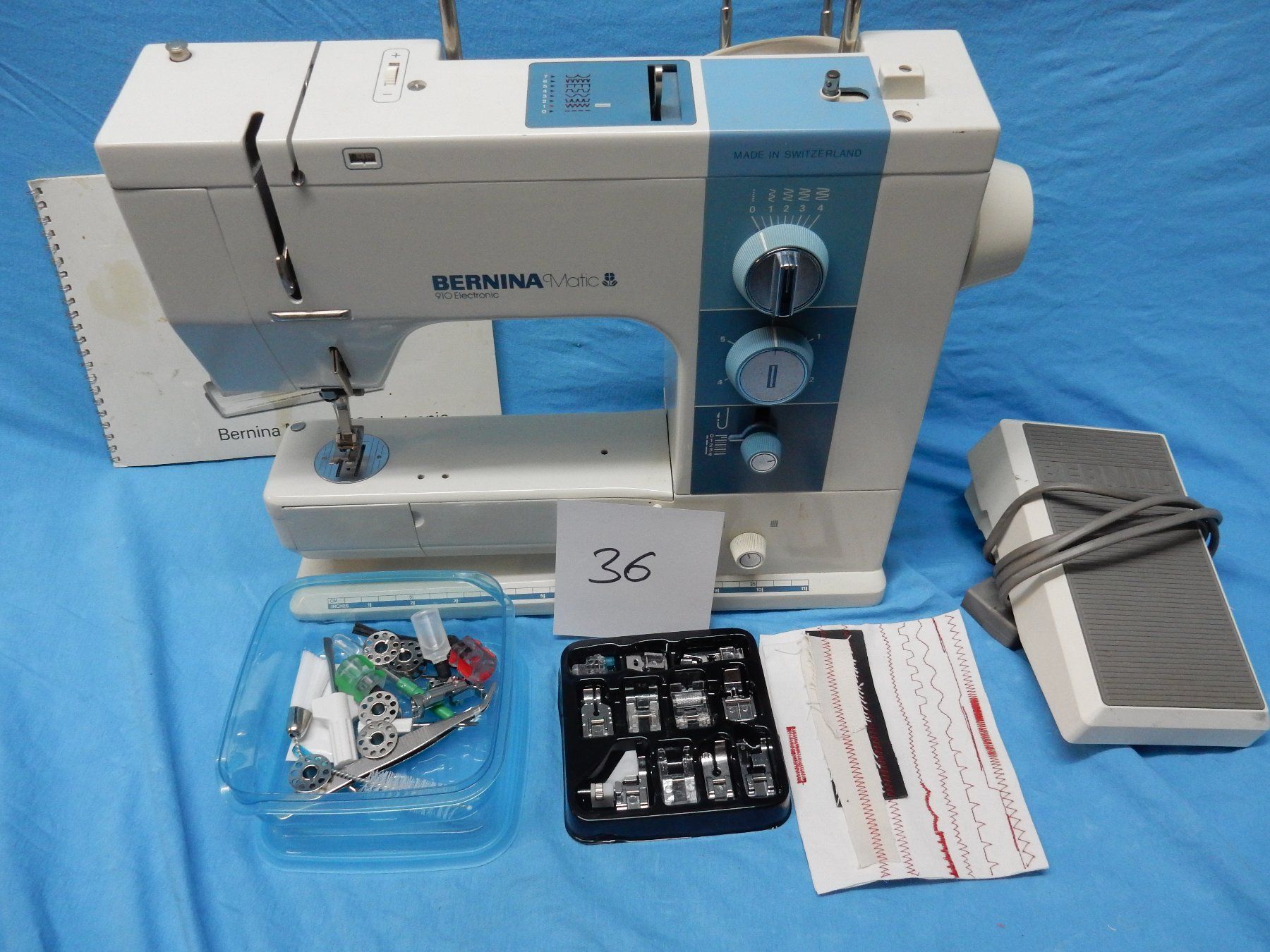 Bernina Macchine da cucire: Bernina Matic 910 Electronic ***Top Maschine***   26036 – Usato da Watt venduto da Mariposa49