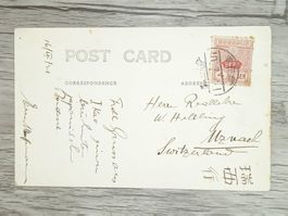 TR13 Carte Postale + Timbre Japon 1921 / Rare