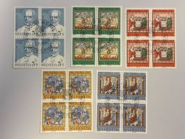1967 4er Block Serie, ET-Stempel BERN