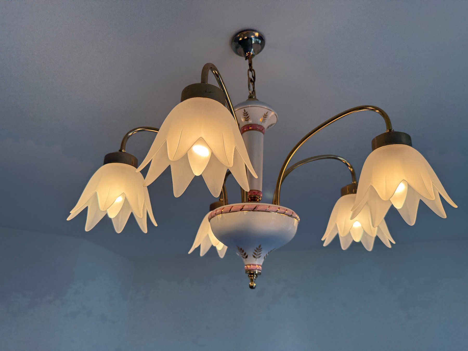 Lampadari & plafoniere: Elegante 5er Deckenleuchte – Usato da Stein AG venduto da Svenbobo