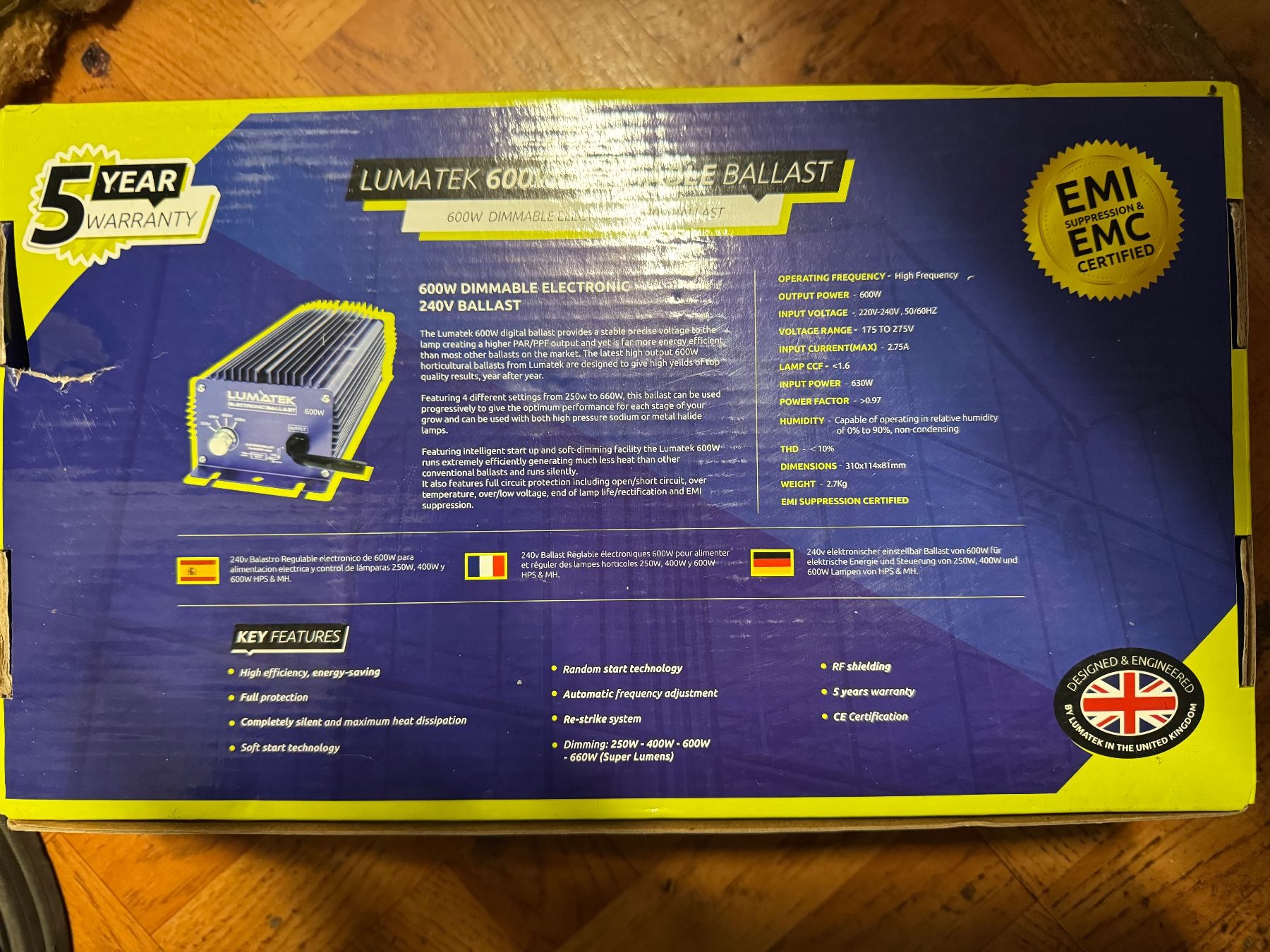 Radiatori: Lumatex 600 W – Nuovo e nell'imballaggio originale da Grabs venduto da mayram27 1