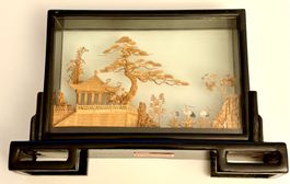 💚 CHINESISCHES SCHNITZ KUNSTWERK VINTAGE 💚 CH SAMMLUNG
