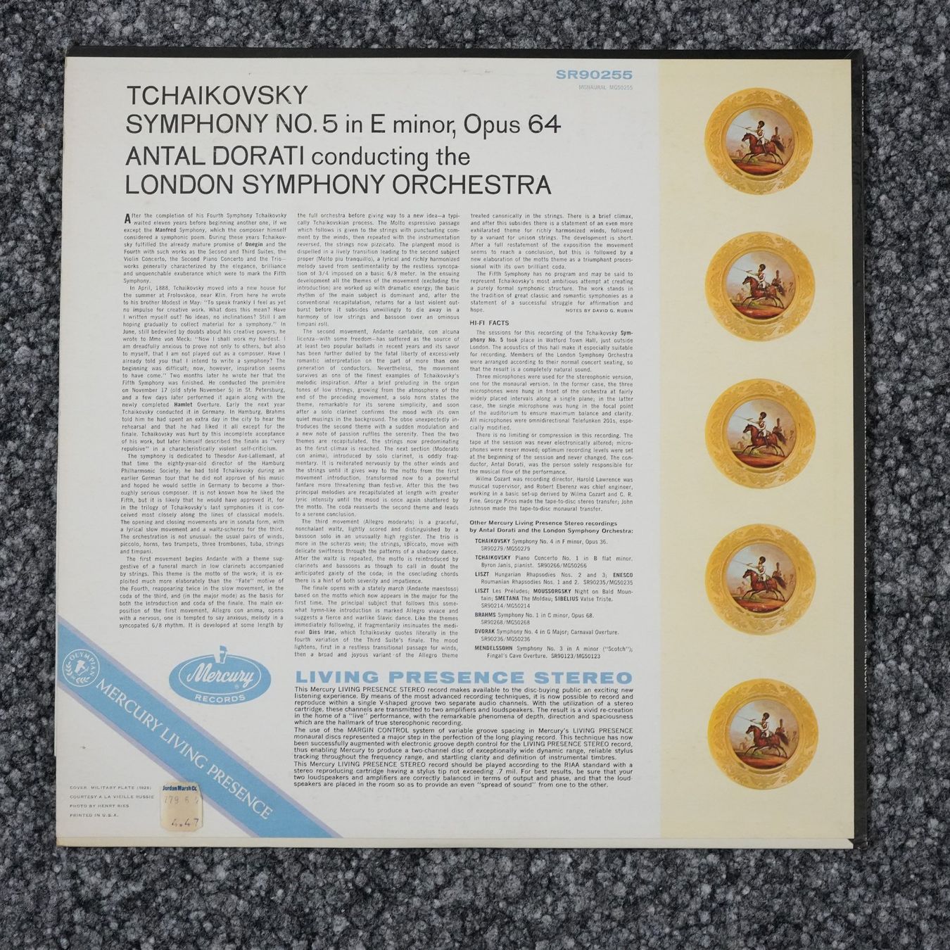 Dischi in vinile: Mercury SR 90255 / Tchaikovsky Symphony No. 5 – Usato da Brunnen venduto da Techfreak1 1