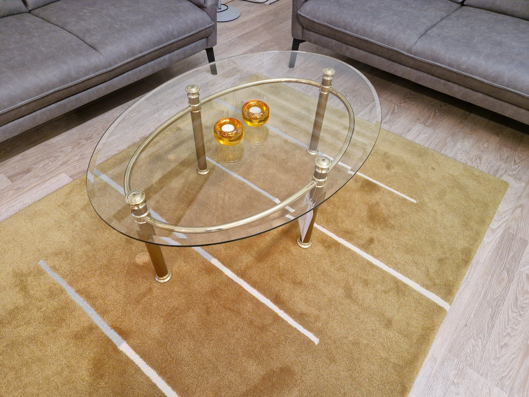Tavoli: Salontisch Glas oval – Nuovo (secondo la descrizione) da Frick venduto da wohnen5070