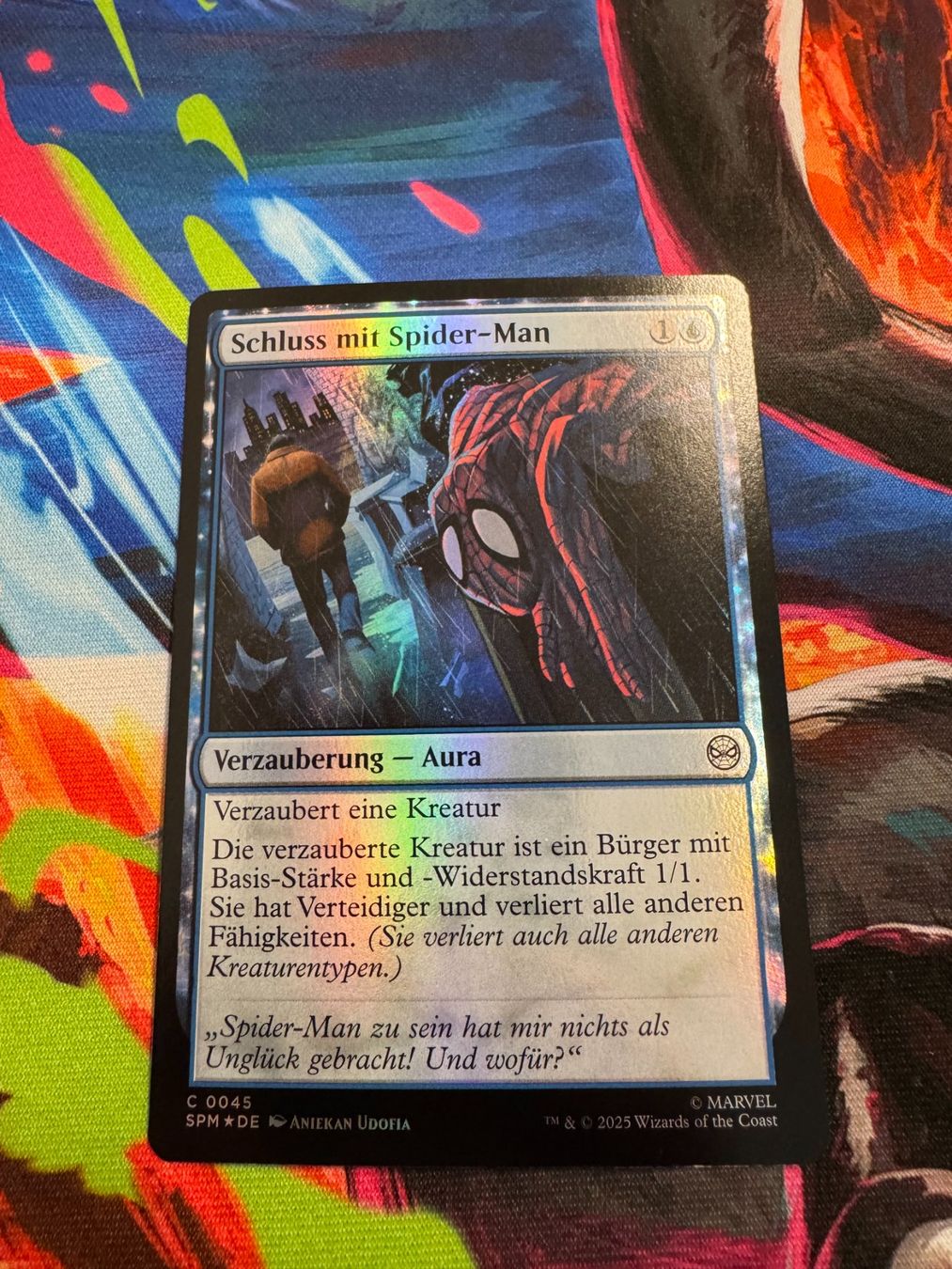 Magic The Gathering Carte collezionabili: Schluss mit Spider-Man - Foil - Marvel's Spider-Man - Magic – Nuovo (secondo la descrizione) da Bülach venduto da Pfrenzel