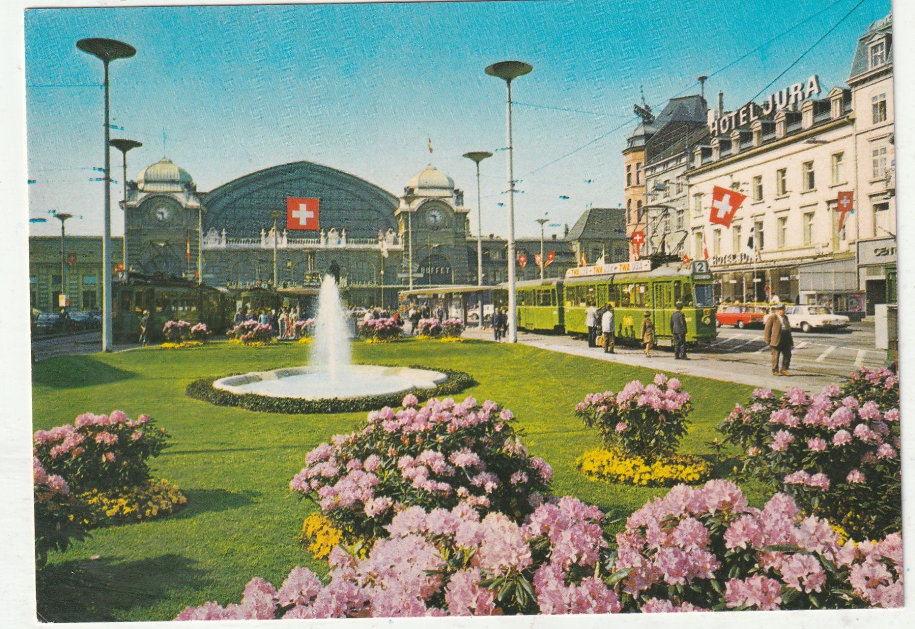 Cartoline postali: Basel Centralbahnhof um 1987 – Usato da Lumbrein venduto da made02