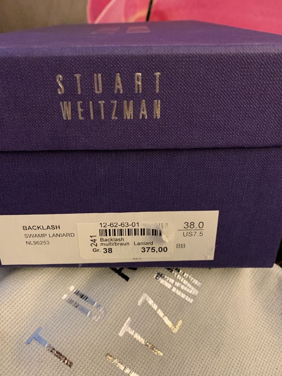 Stuart Weitzman Damenschuhe: STUART WEITZMAN: Edle geflochtene Sandalen – Neu (gemäss Beschreibung) aus Mettmenstetten von _4_YOU_ 6