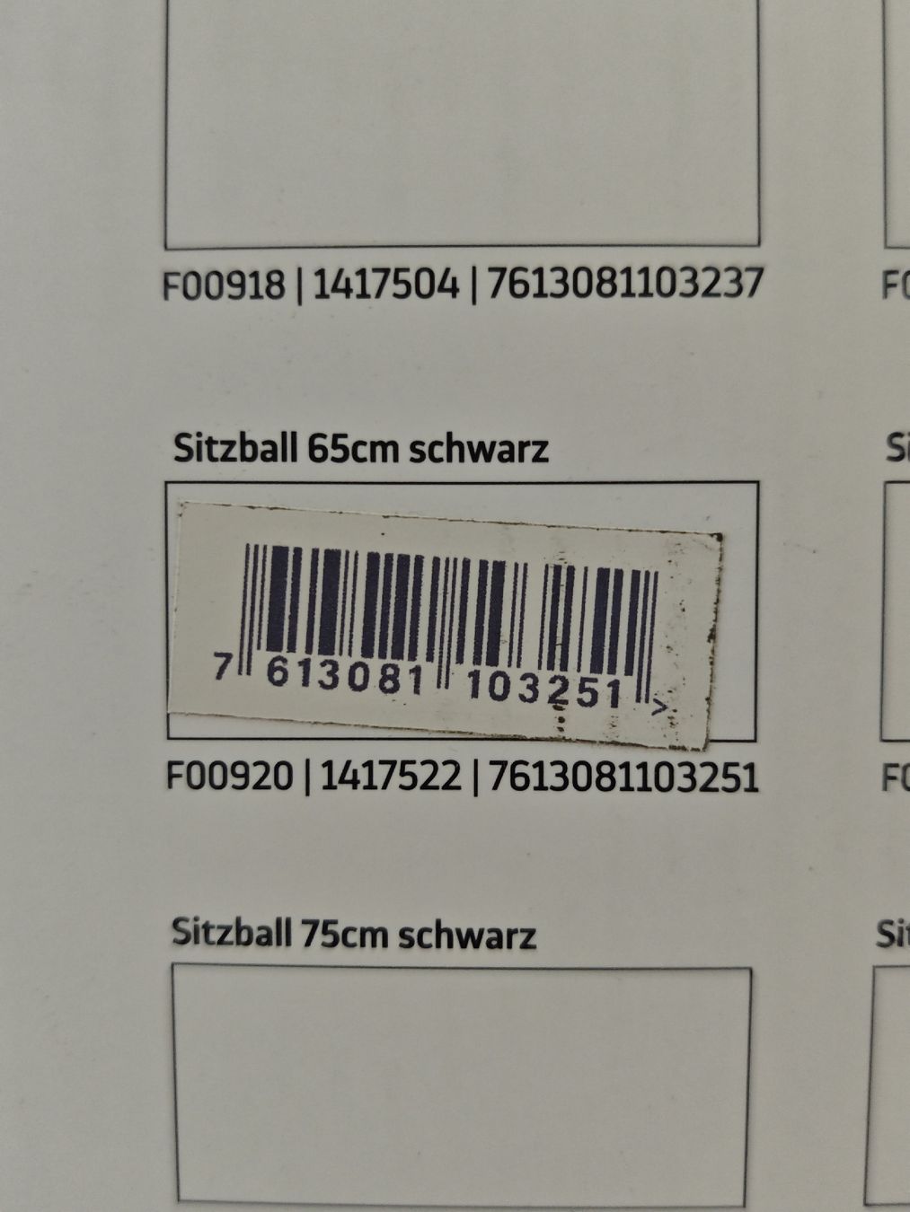 Bälle: Sitzball Koor – Neu und originalverpackt aus Horw von rah_lrb2 1