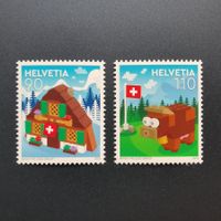 Schweiz Serie Lego (Chalet und Kuh), 2022 **
