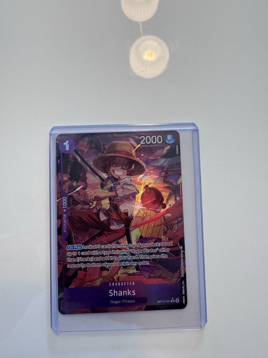 Bandai Carte collezionabili: Shanks - OP13-065 – Nuovo (secondo la descrizione) da Seon venduto da baeruu