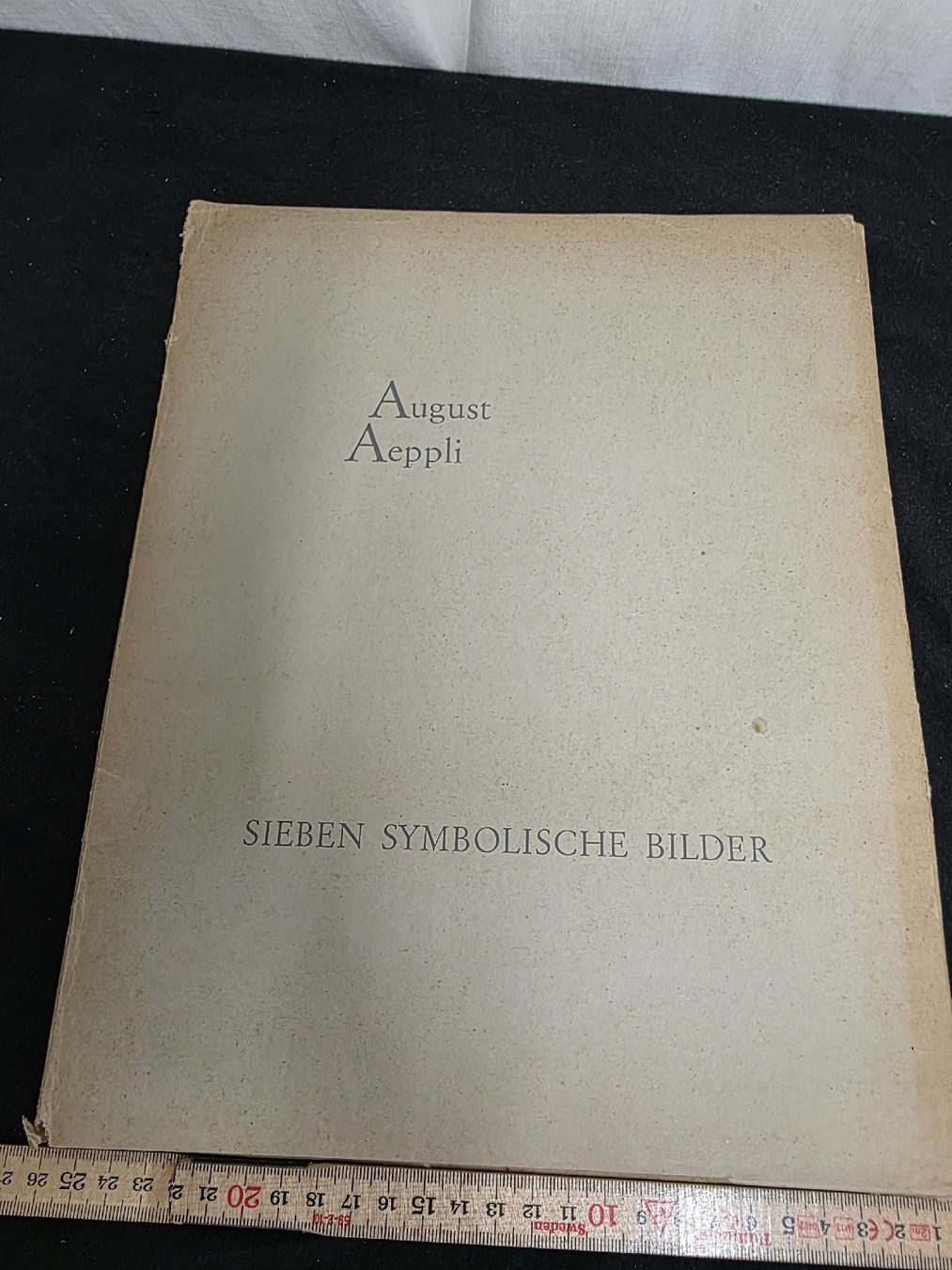 Foto & Immagini: August Aeppli Sieben Symbolische Bilder 7 Farblithographien – Usato da Wolfertswil venduto da Antiko 5