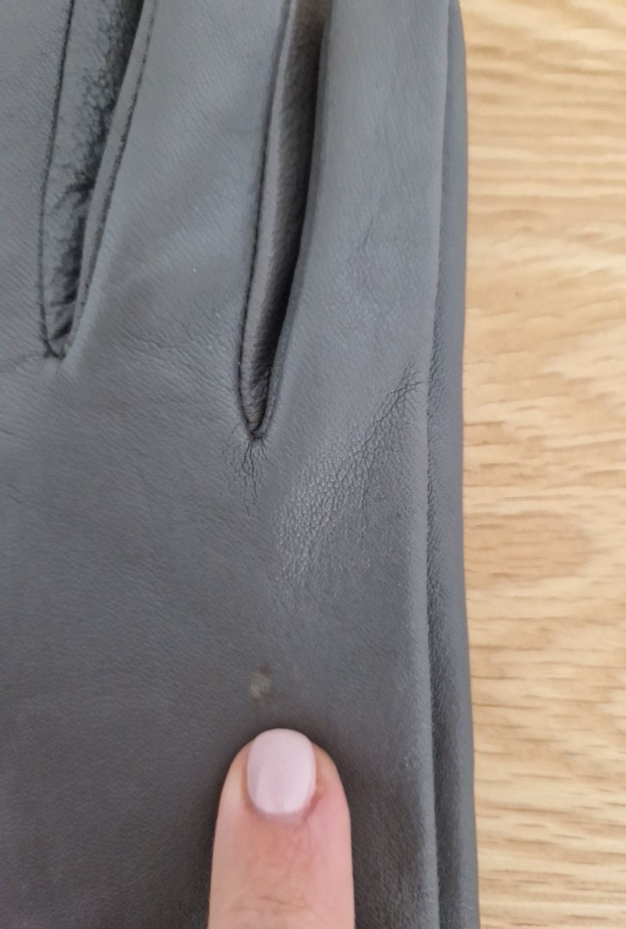 Guanti & manicotti: Ted Baker Handschuhe Leder Wolle Grau – Nuovo (secondo la descrizione) da Erlinsbach SO venduto da ULIKH 1