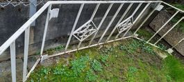 Schmiedeeisen Gartenzaun Eisengitter ursprünglich für Erker