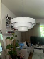 Space Age Style Hängelampe Weiss, top Zustand