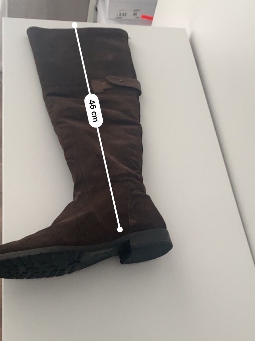 Damenschuhe: Braune Wildleder Overknee-Stiefel Gr. 39 – Gebraucht aus Zumikon von NG1979 4