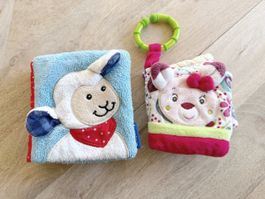 Zwei Baby Stoff Bücher