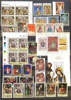 Briefmarken ** mit dem Thema Religion und Weihnachten ( 1 )