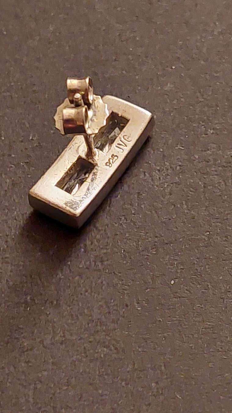 Ohrringe & -stecker: 925 Silber Ohrstecker mit Zirkonia – Neu (gemäss Beschreibung) aus Zürich von Rose-Black 2