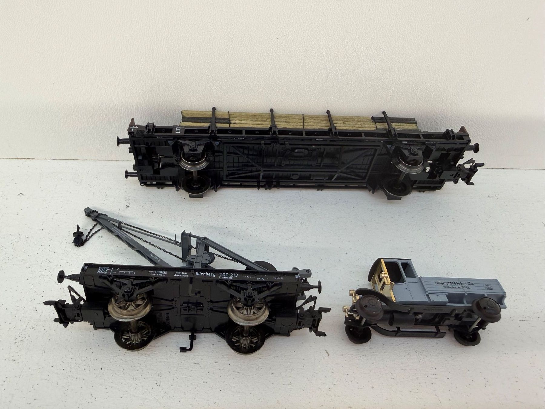 Märklin Trains électriques: Märklin 45091 Wagen-Set "Telegrafie" – D'occasion à Büsserach par ModellbahnDepot 4