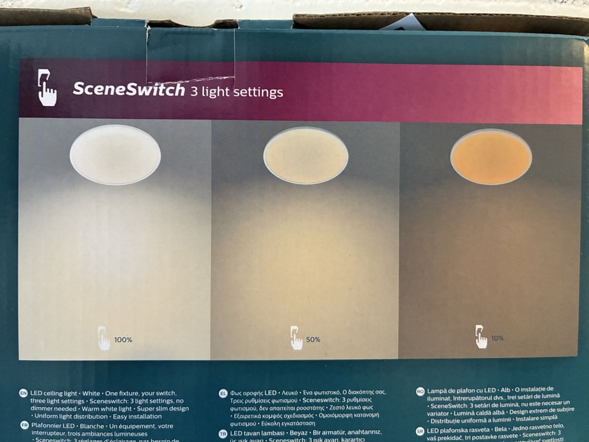 Philips Lampadari & plafoniere: Philips LED Deckenleuchte SuperSlim CL550 SceneSwitch Neu – Nuovo e nell'imballaggio originale da Rüthi (Rheintal) venduto da Mandalorianer 3