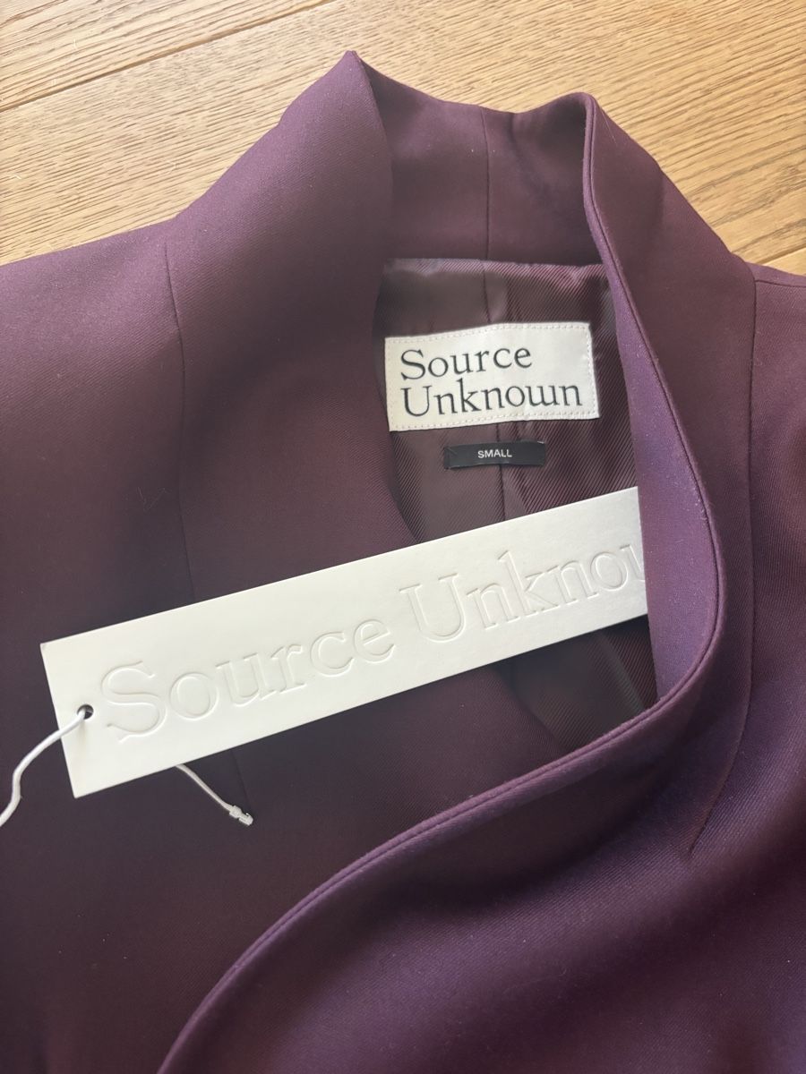 Kleider: Source Unknown Blazer Kleid Gr. S 34/36 bordeaux – Neu und originalverpackt aus Zürich von yves-fck 2