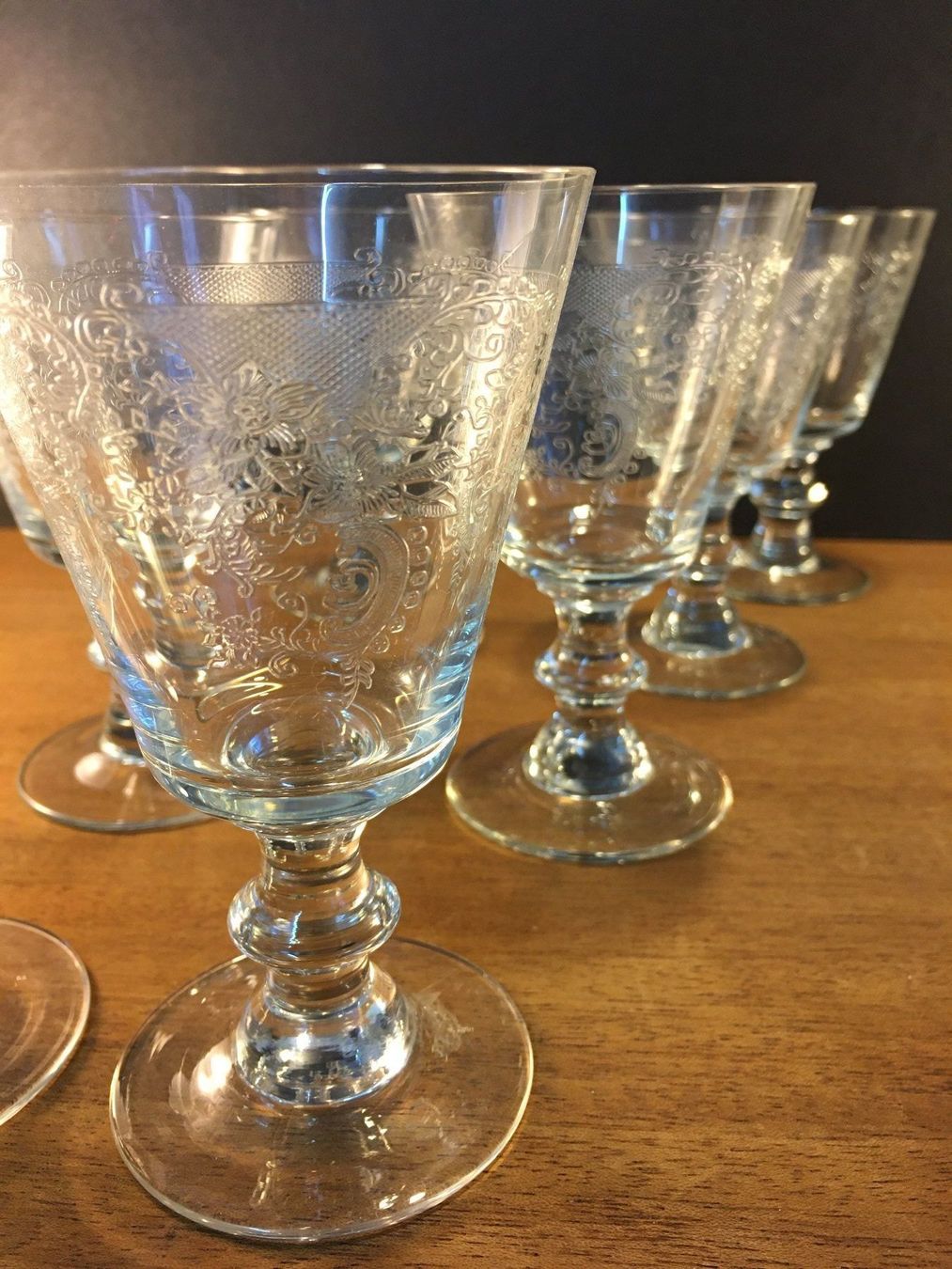 Bicchieri: Vintage Wunderschöne 8 Kristallgläser – Usato da Schaffhausen venduto da vintageville 6