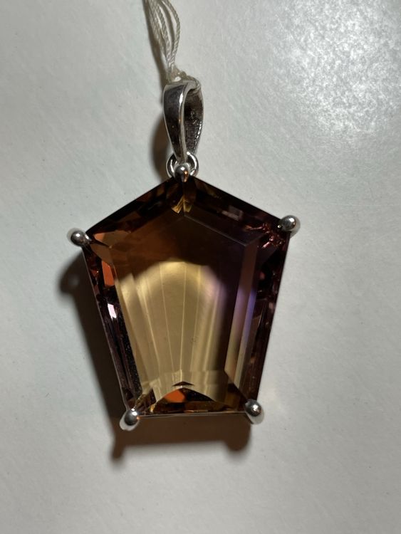 Pendentif Amétrine (Monture Argent) main image 0