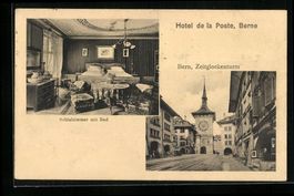 Berne, Hotel de la Poste, Schlafzimmer m