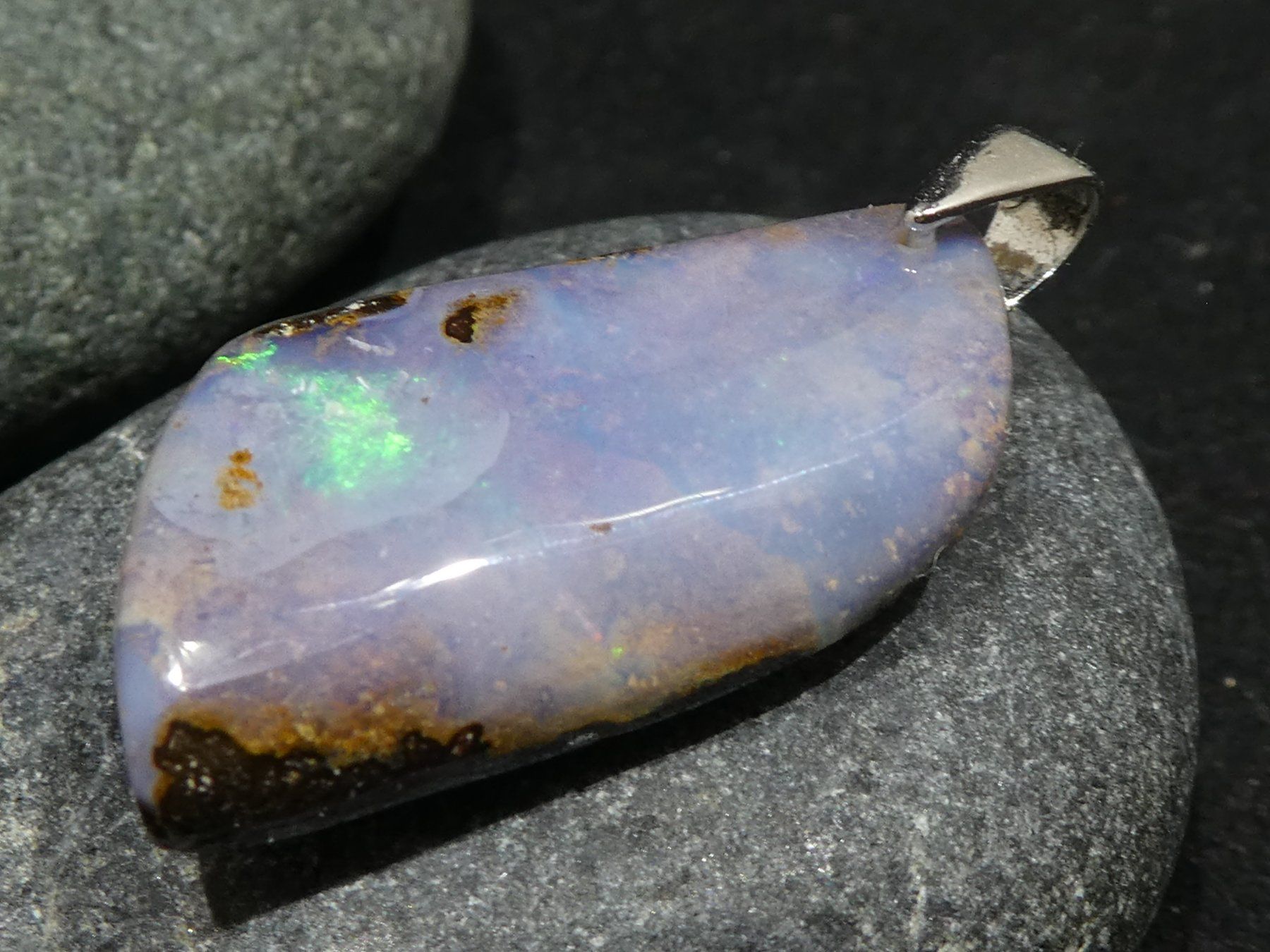 Ciondoli: Anhänger Boulder Opal. – Nuovo (secondo la descrizione) da Niederbüren venduto da Raphael014 3