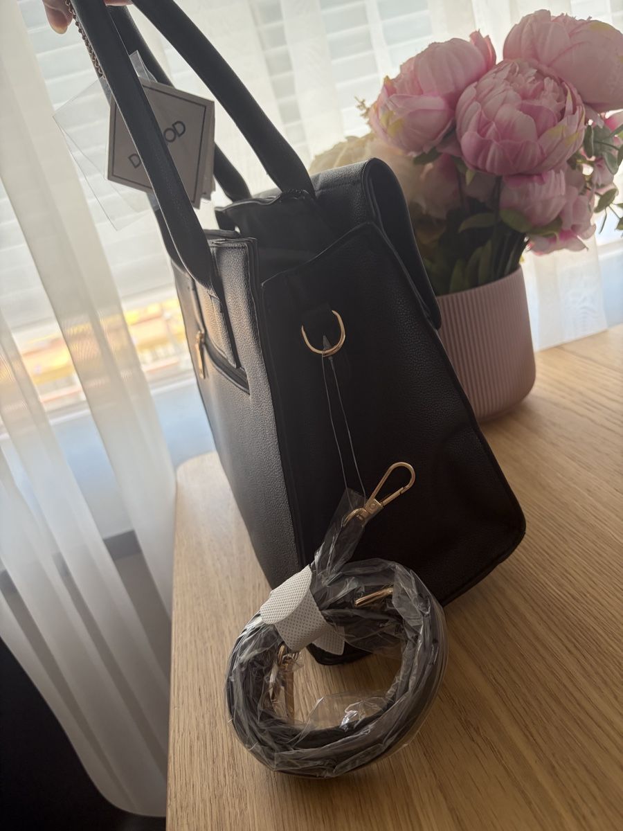 Taschen für Damen: DeriMod Handtasche Schwarz mit Flechtmuster neu – Neu und originalverpackt aus Zürich von Mss_sen 2