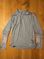 blaues Adidas Langarm-Laufshirt Gr. M
