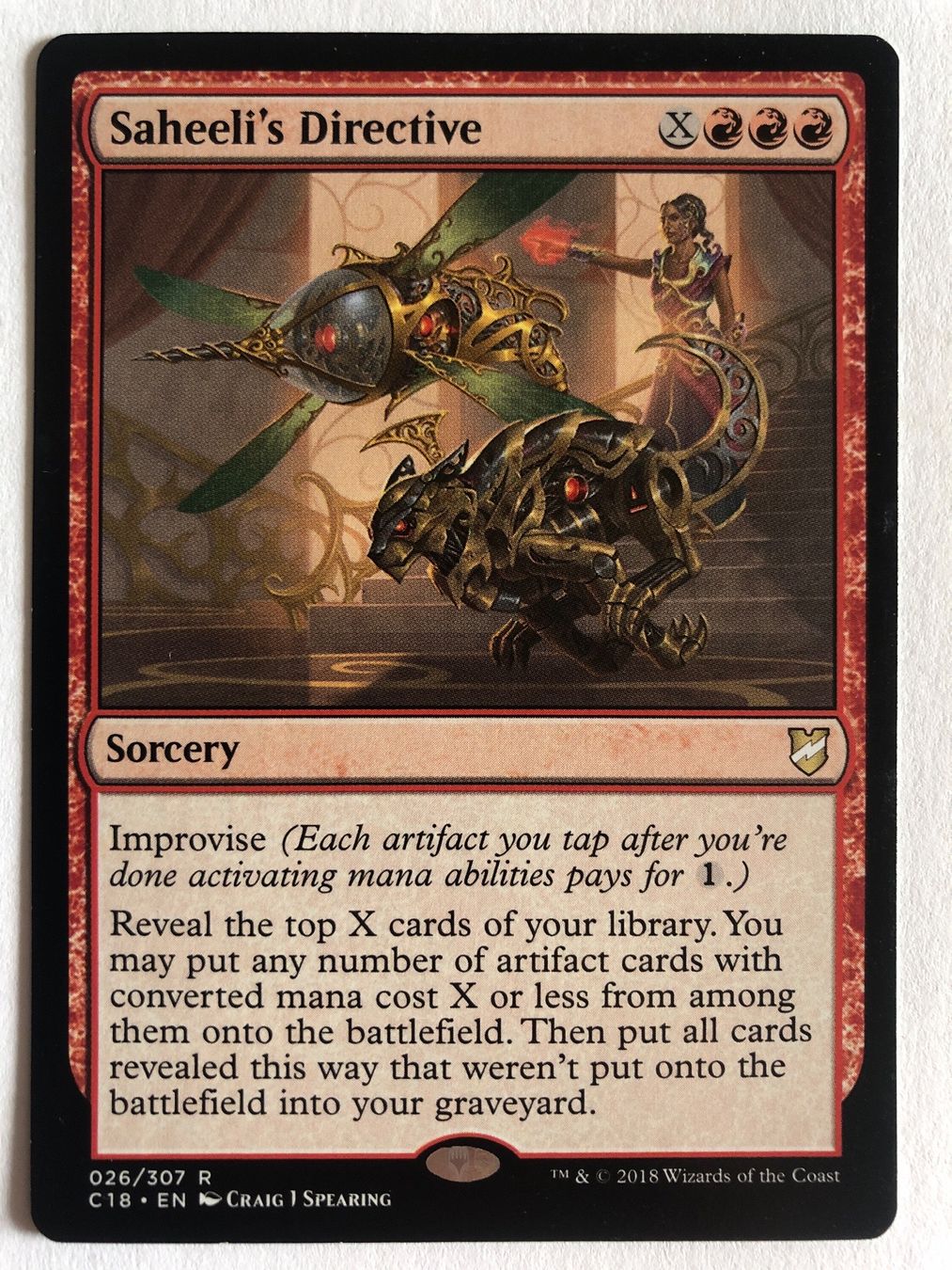 Magic The Gathering Carte collezionabili: MTG - Saheelis Directive – Usato da Basel venduto da Melchior5