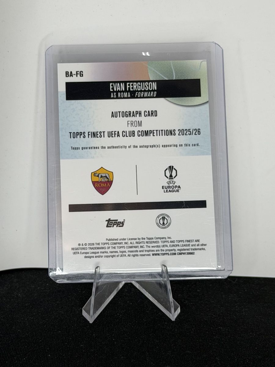 Topps Sammelbilder & Trading cards: Topps Finest Evan Ferguson autograph /50 AS Rom – Neu (gemäss Beschreibung) aus Romanshorn von Paydaycards 1