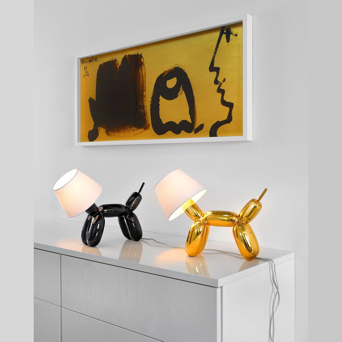 Lampade: Tischleuchte, Stoffschirm, Hund-Design – Nuovo (secondo la descrizione) da Kreuzlingen venduto da Smart-Light 1