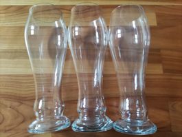 Weizen Bierglas 5 dl Kristall Glas Set à 3 Stück