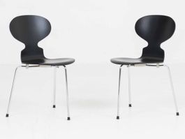 Fritz Hansen Ameise 3101 Stuhl von Arne Jacobsen - lasiert